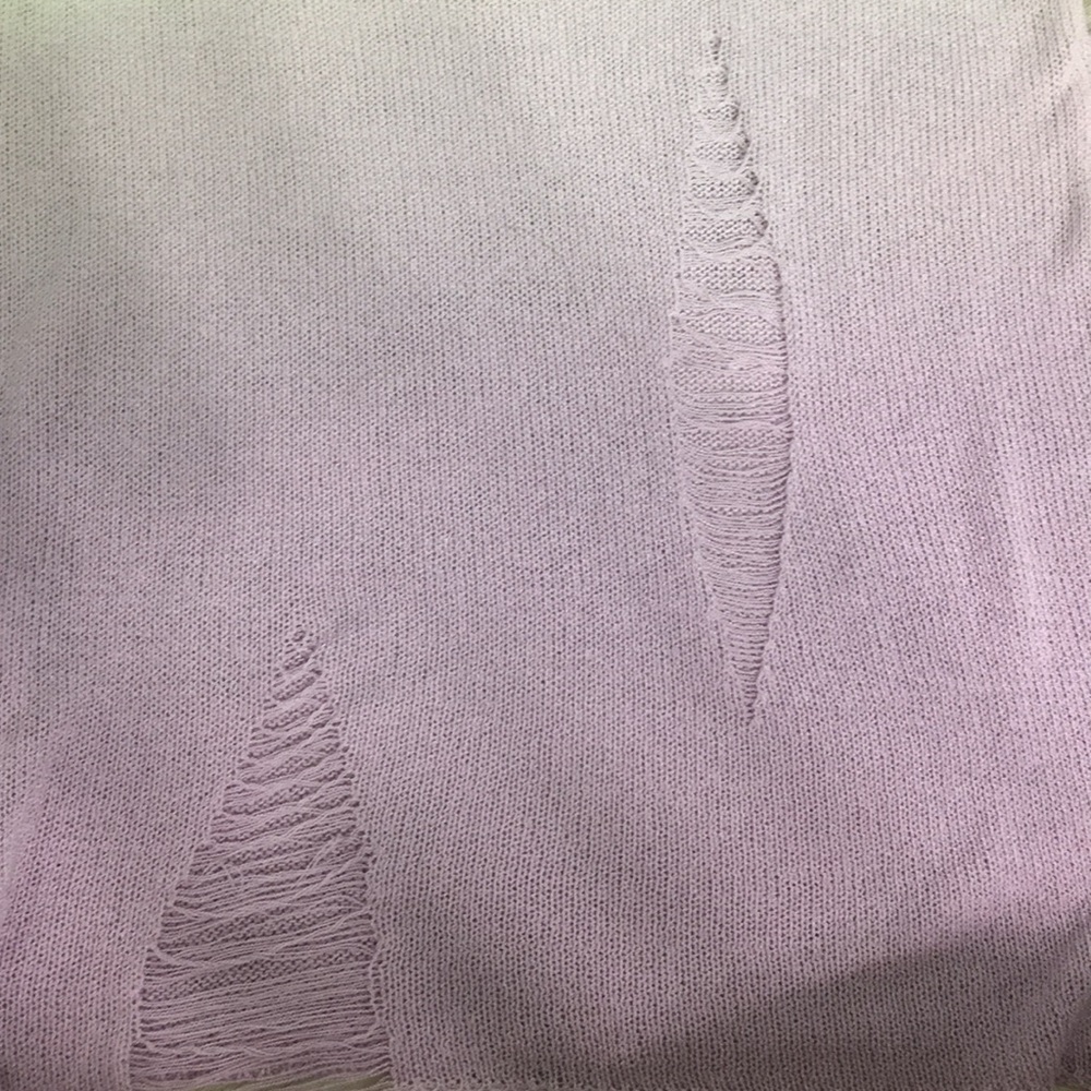 Forever 21 Distressed Ombré Sweater - Picture 3 of 8